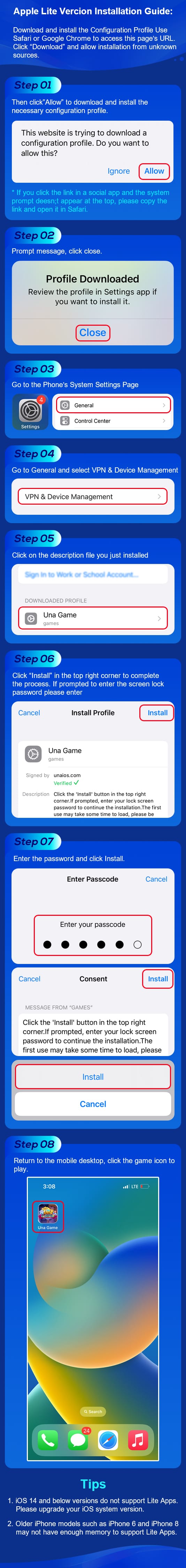 iOS Installation Guide